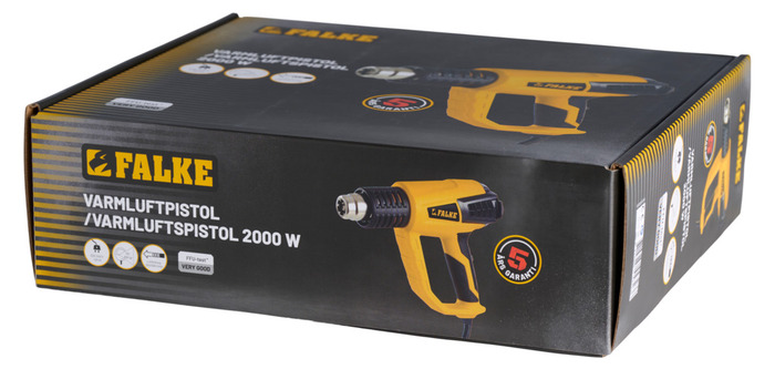 Varmepistol 2000 W - Falke